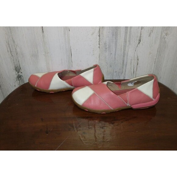 Patchwork Leather Women's Slip-On Shoes - Picture 6 of 11